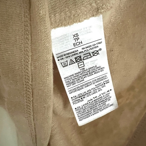 NWOT Old Navy Linen Blend Tank - Size XS - Picture 4 of 4